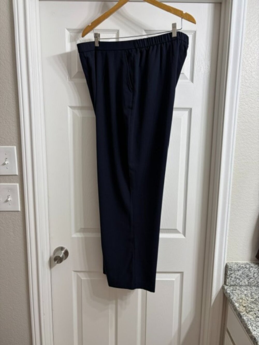 Kim Rogers Brand Women's Navy Blue Dress Pants, Size 20WS